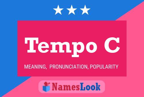 Tempo C Namensposter