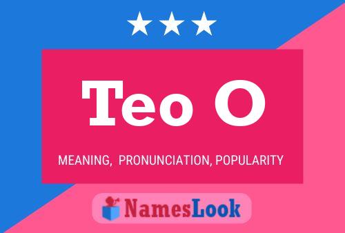 Teo O Namensposter