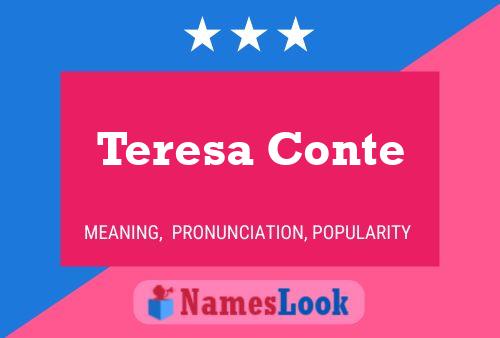 Teresa Conte Namensposter