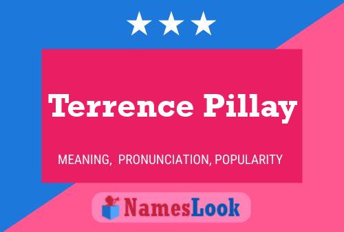 Terrence Pillay Namensposter