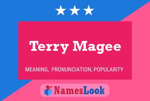 Terry Magee Namensposter