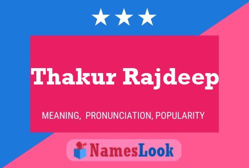 Thakur Rajdeep Namensposter