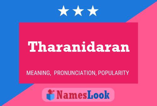 Tharanidaran Namensposter