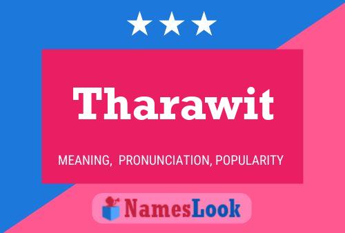 Tharawit Namensposter