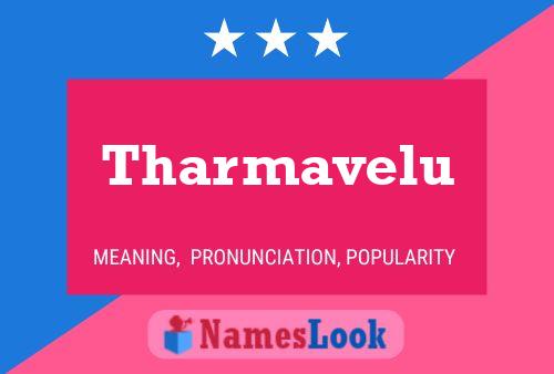 Tharmavelu Namensposter