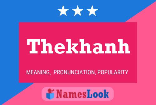 Thekhanh Namensposter