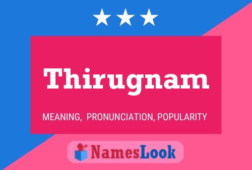 Thirugnam Namensposter