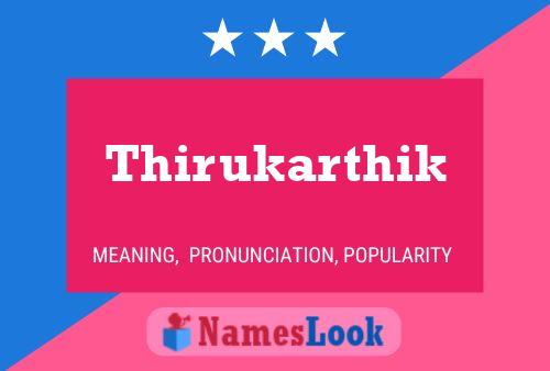 Thirukarthik Namensposter