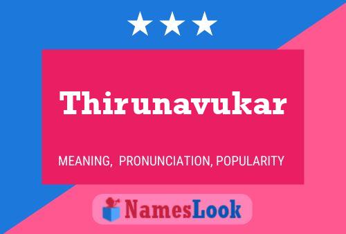 Thirunavukar Namensposter