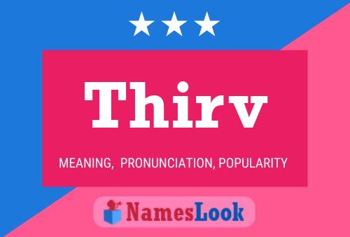 Thirv Namensposter