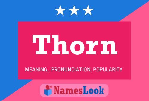 Thorn Namensposter