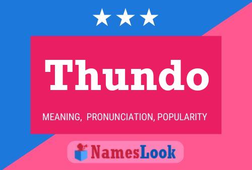 Thundo Namensposter