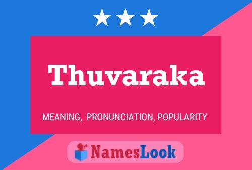 Thuvaraka Namensposter