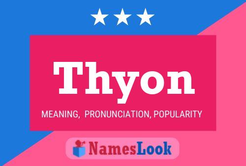 Thyon Namensposter