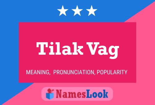 Tilak Vag Namensposter