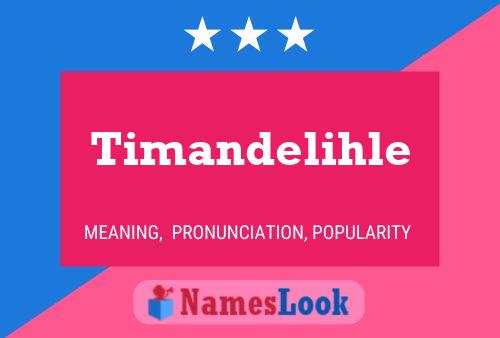 Timandelihle Namensposter