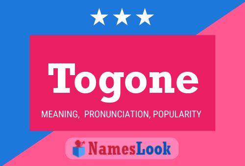 Togone Namensposter