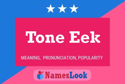 Tone Eek Namensposter