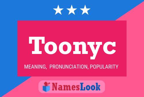 Toonyc Namensposter