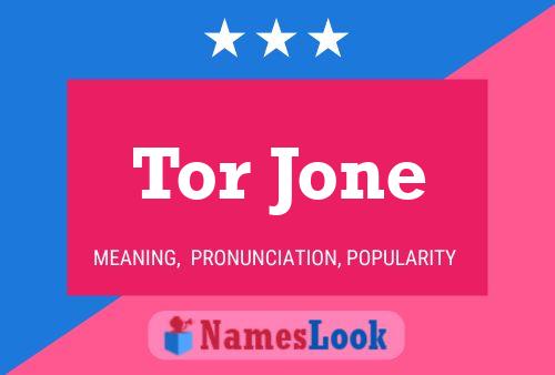 Tor Jone Namensposter