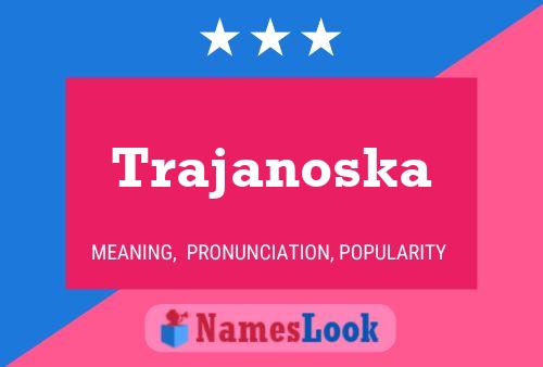 Trajanoska Namensposter