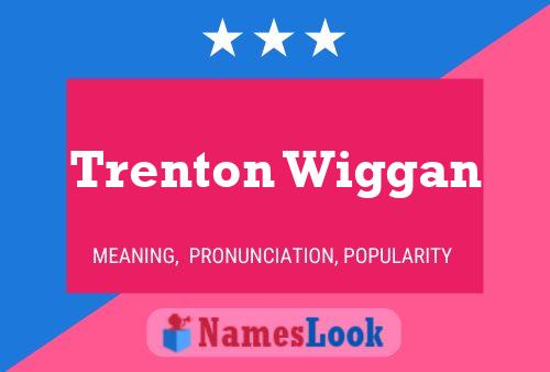 Trenton Wiggan Namensposter