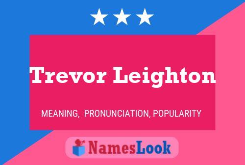 Trevor Leighton Namensposter