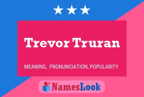 Trevor Truran Namensposter