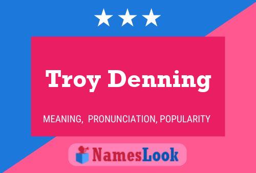 Troy Denning Namensposter