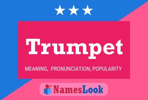 Trumpet Namensposter