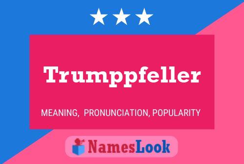 Trumppfeller Namensposter