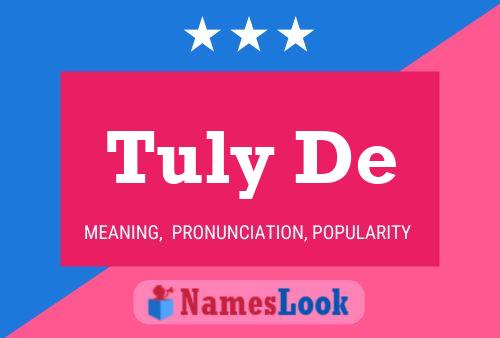 Tuly De Namensposter