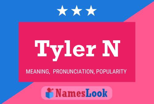 Tyler N Namensposter