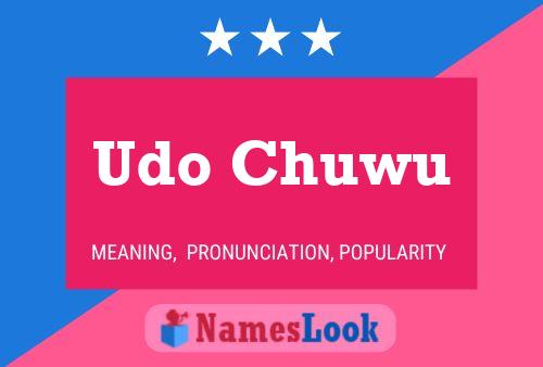 Udo Chuwu Namensposter