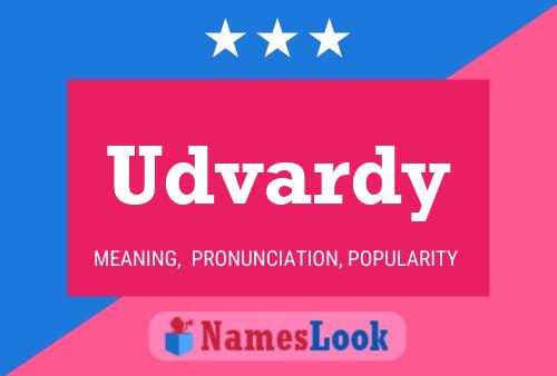 Udvardy Namensposter