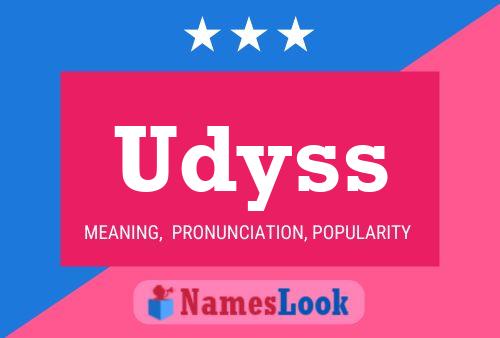 Udyss Namensposter