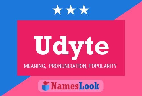 Udyte Namensposter