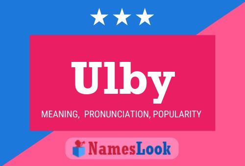 Ulby Namensposter