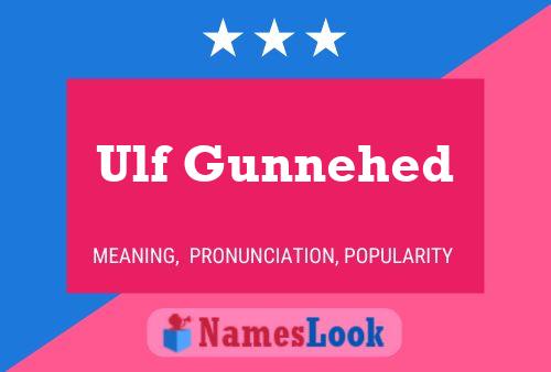 Ulf Gunnehed Namensposter