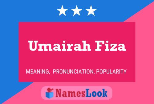 Umairah Fiza Namensposter