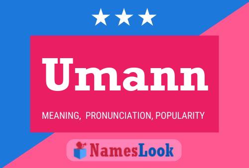 Umann Namensposter