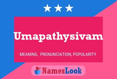 Umapathysivam Namensposter