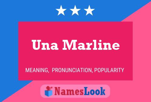 Una Marline Namensposter