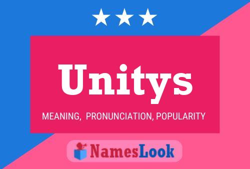 Unitys Namensposter