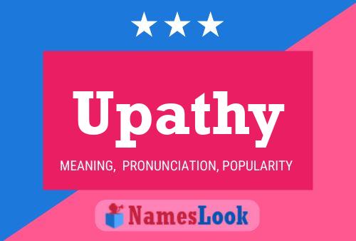 Upathy Namensposter