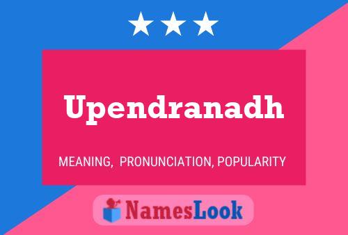 Upendranadh Namensposter