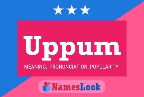 Uppum Namensposter