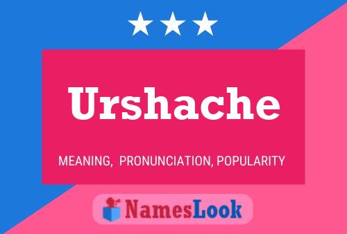 Urshache Namensposter