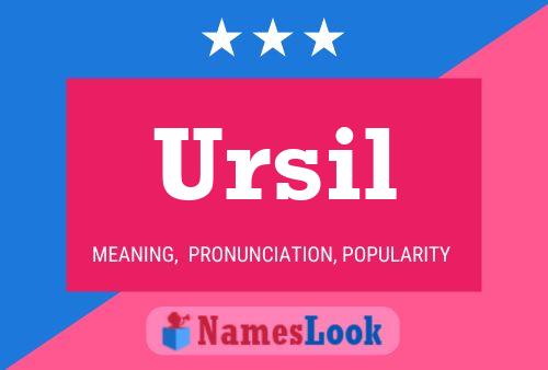 Ursil Namensposter