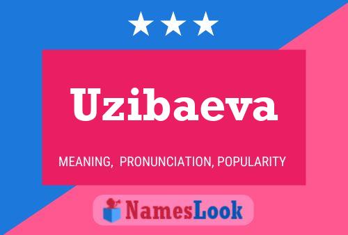 Uzibaeva Namensposter